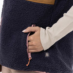 Polar Sin Mangas Mujer Sherpa Reversible Azul Merrell