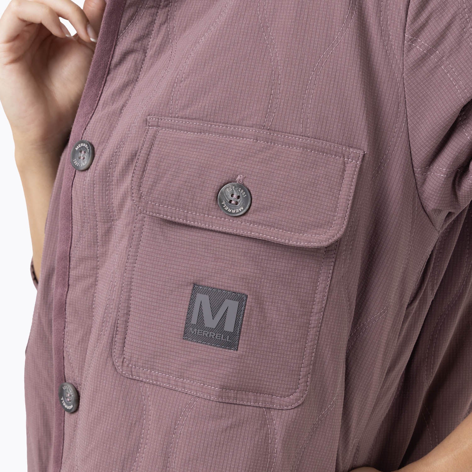 Chaqueta Mujer Full Zipper Morado Merrell
