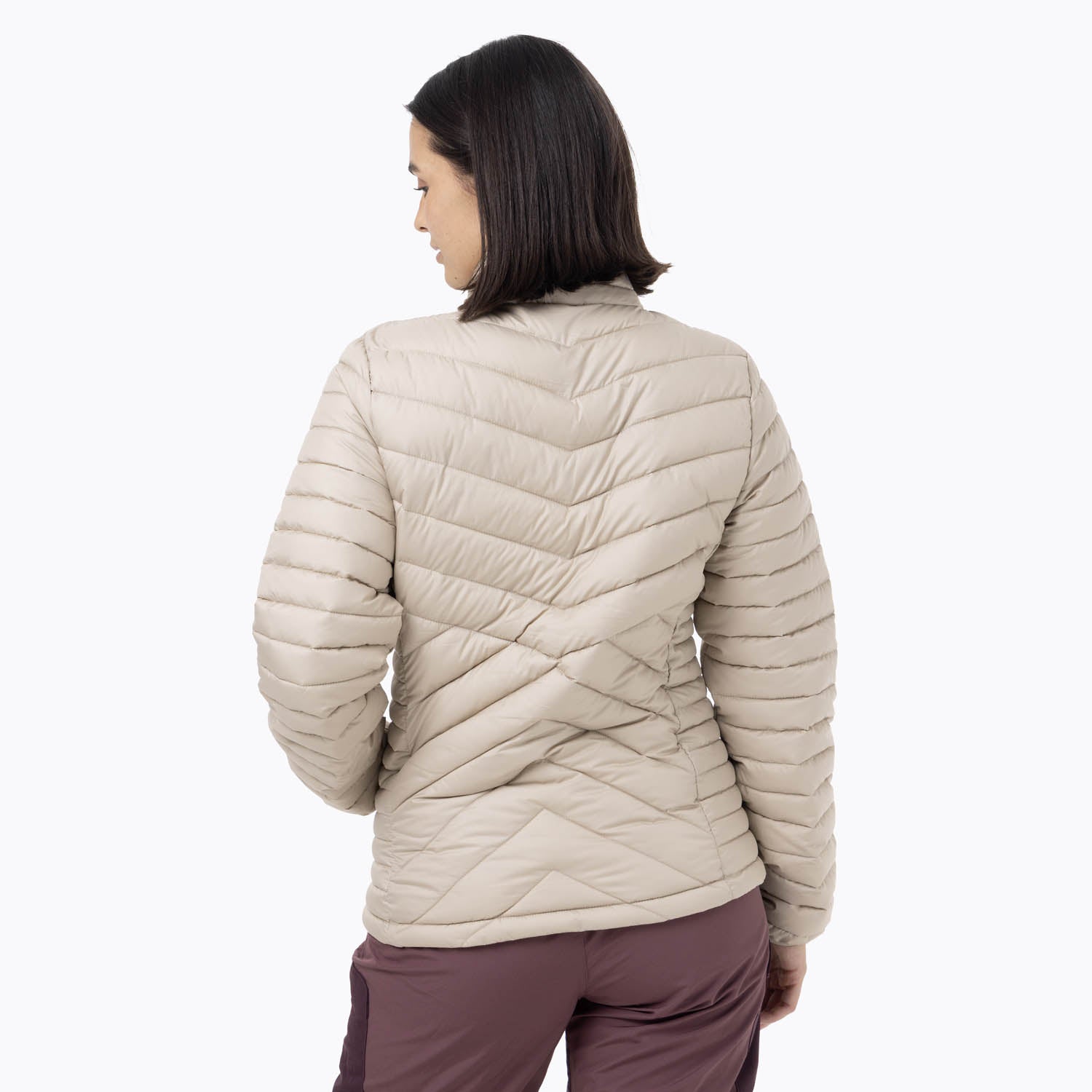 Parka Mujer Full Zipper Beige Merrell
