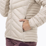 Parka Mujer Full Zipper Beige Merrell