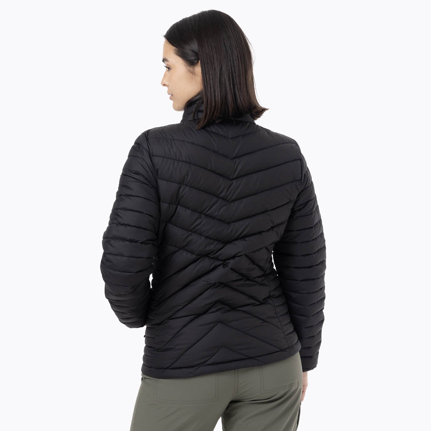 Parka Mujer Full Zipper Negro Merrell