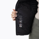 Parka Mujer Full Zipper Negro Merrell