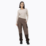 Pantalon Mujer Technical With Pre-Shaped Knees Café Merrell
