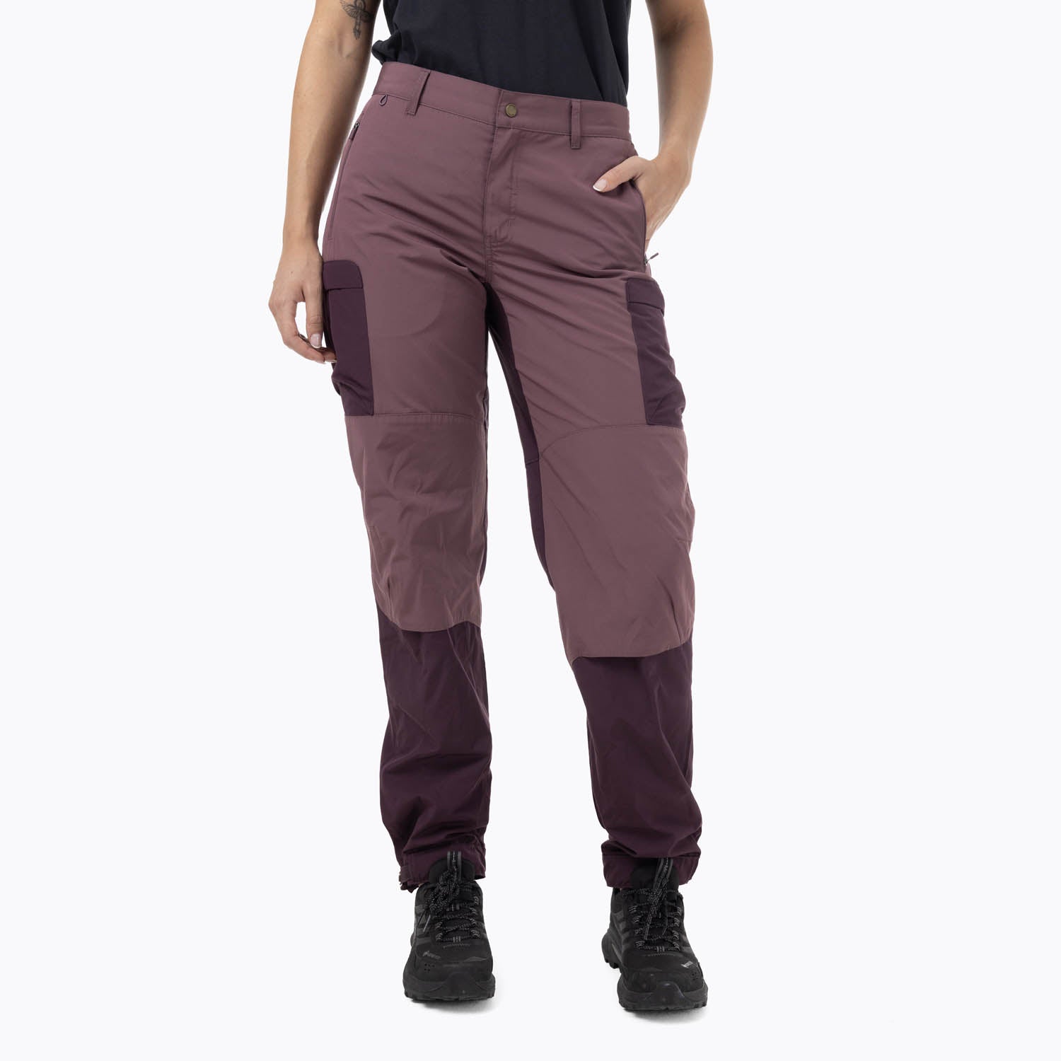 Pantalon Mujer Technical With Pre-Shaped Knees Morado Merrell