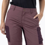 Pantalon Mujer Technical With Pre-Shaped Knees Morado Merrell