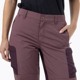 Pantalon Mujer Technical With Pre-Shaped Knees Morado Merrell