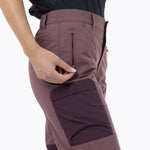 Pantalon Mujer Technical With Pre-Shaped Knees Morado Merrell