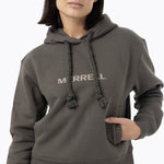 Poleron Mujer Logo Hoodie Verde Merrell