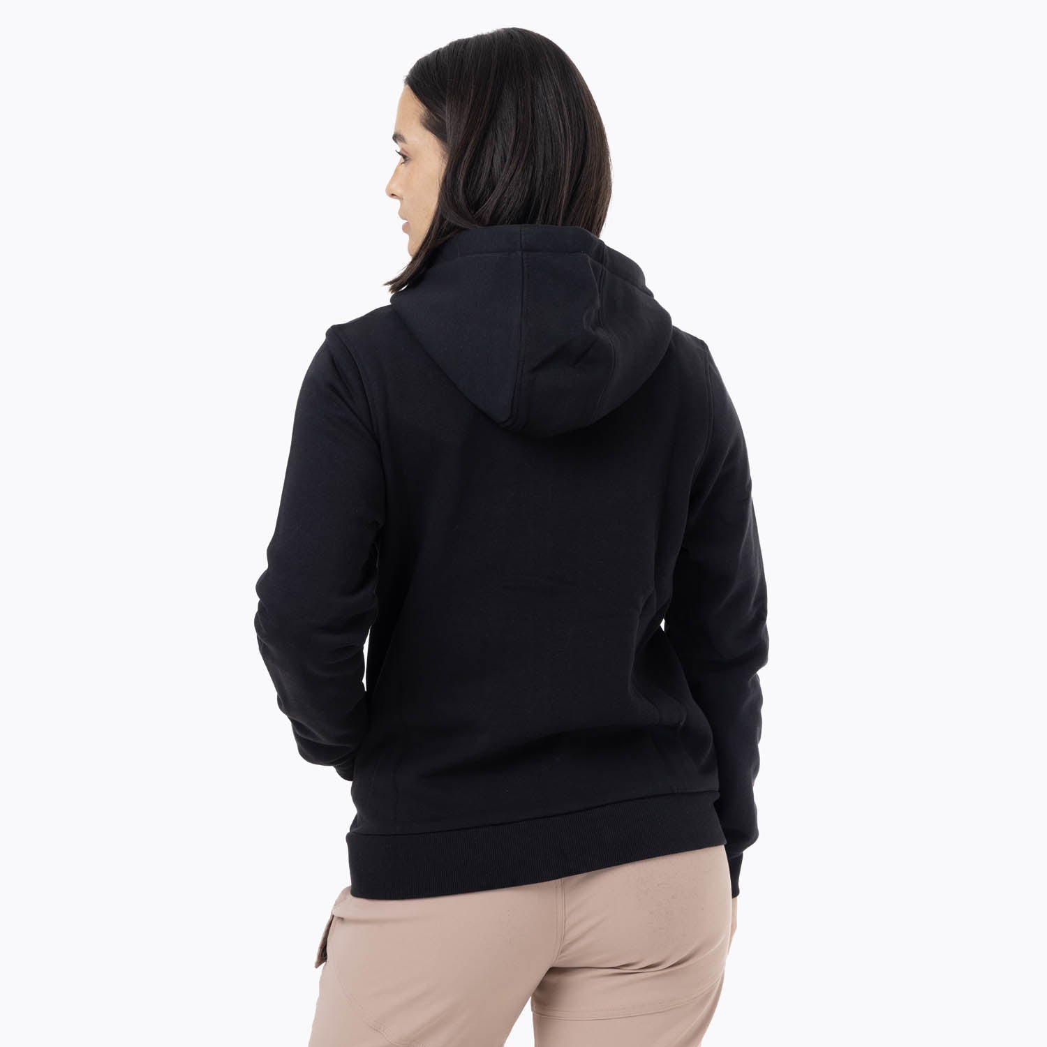 Poleron Mujer Fz Hoodie Negro Merrell
