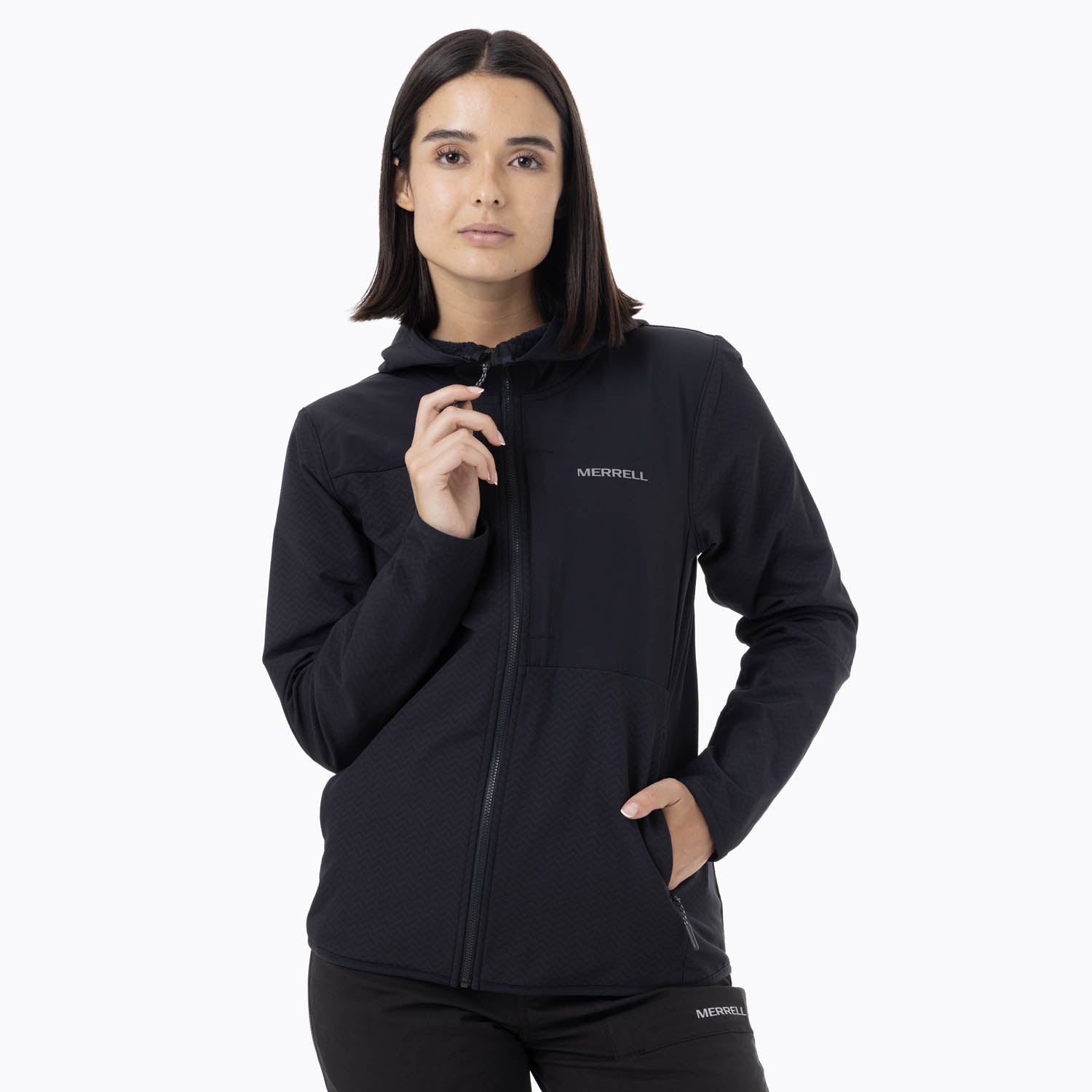 Poleron Mujer Mezeis Softshell Negro Merrell