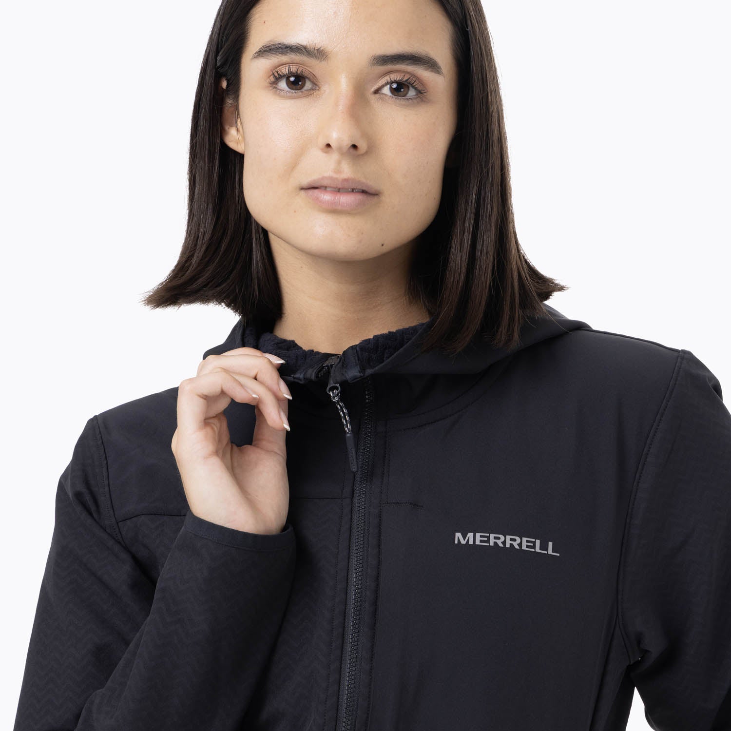 Poleron Mujer Mezeis Softshell Negro Merrell