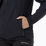 Poleron Mujer Mezeis Softshell Negro Merrell