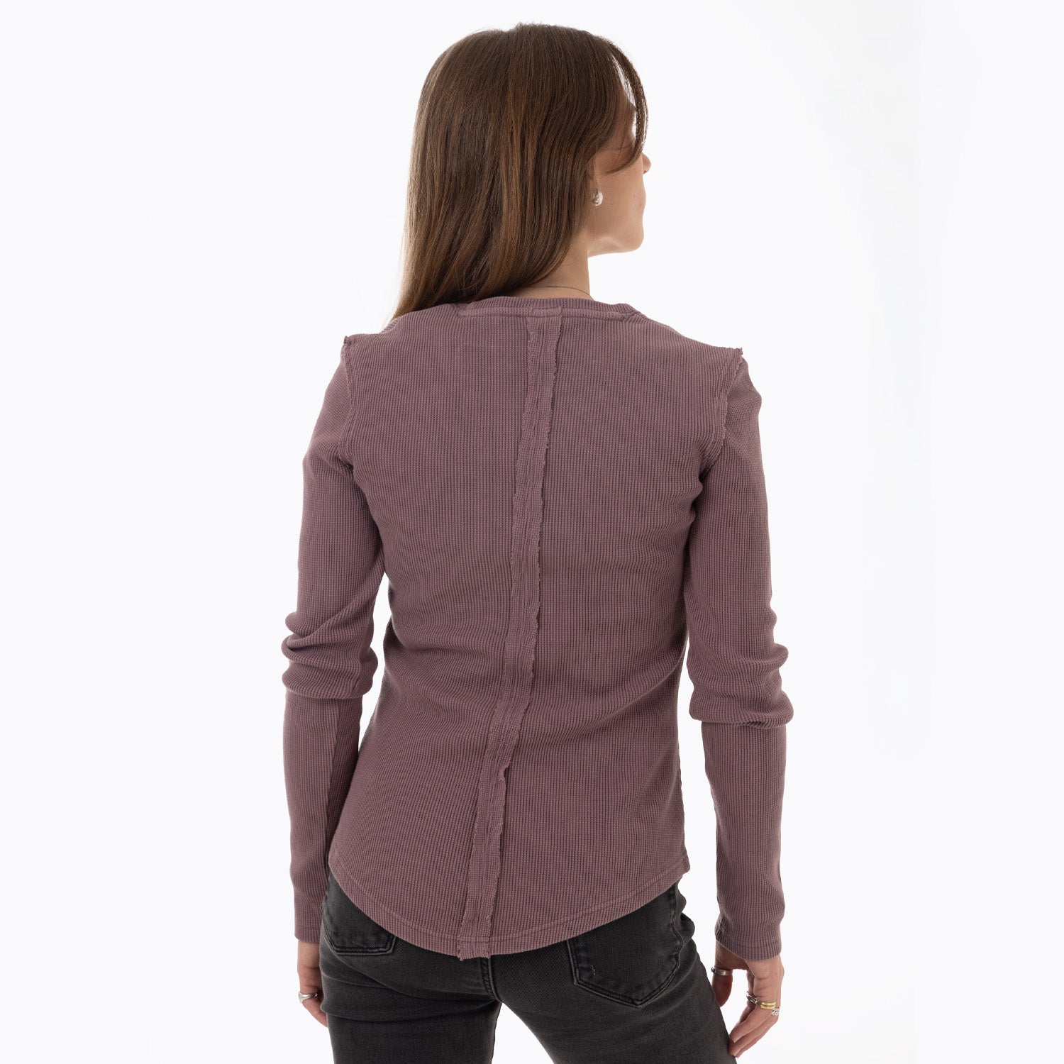 Polera Manga Larga Mujer Oslo Morado Merrell
