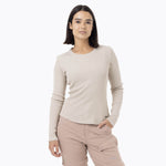 Polera Manga Larga Mujer Oslo Beige Merrell