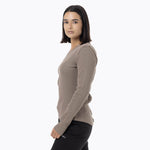 Polera Manga Larga Mujer Oslo Café Merrell