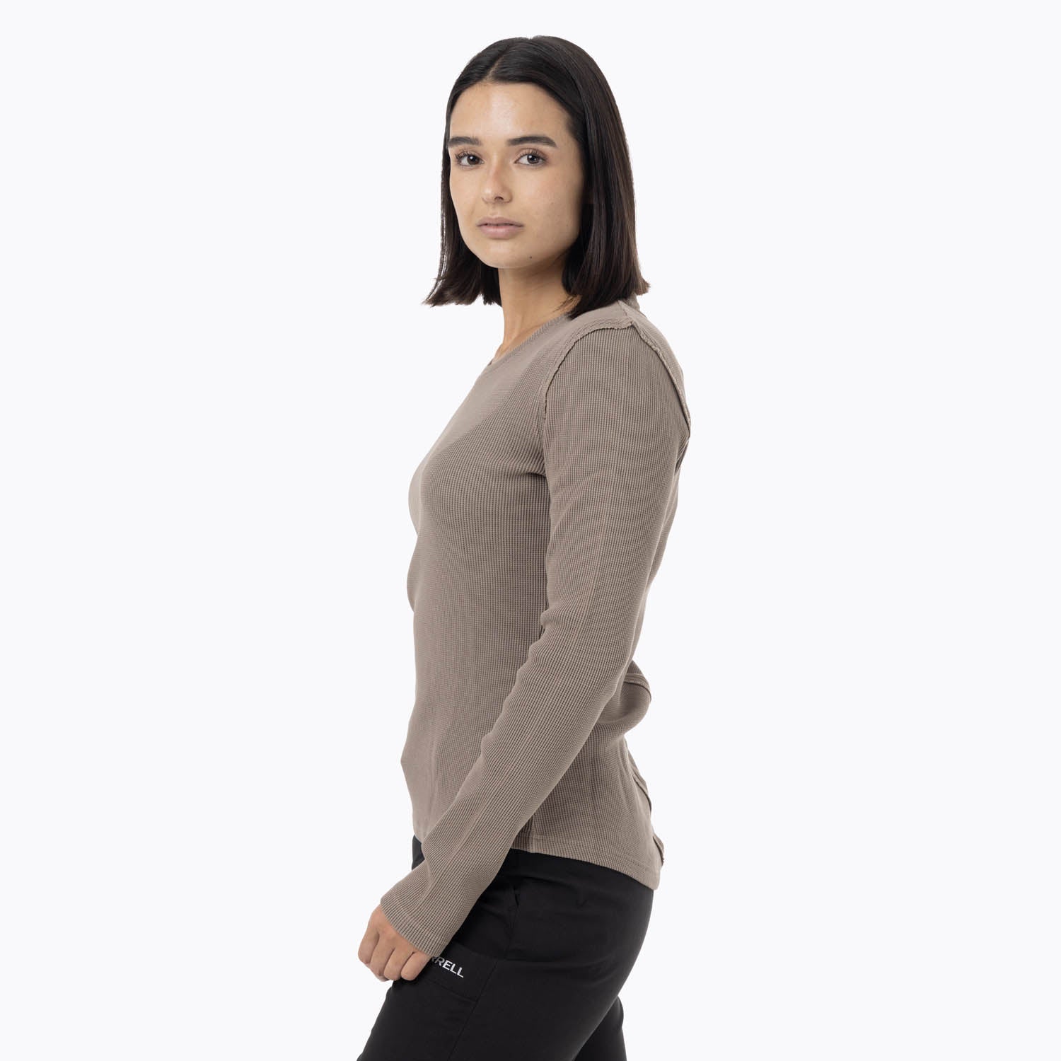 Polera Manga Larga Mujer Oslo Café Merrell