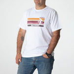 Polera Manga Corta Hombre Fireflies Hi Rider Blanco Merrell