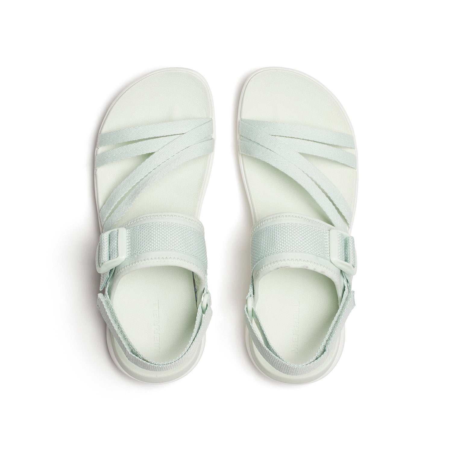 Sandalia Mujer District 4 Backstrap Verde Claro Merrell