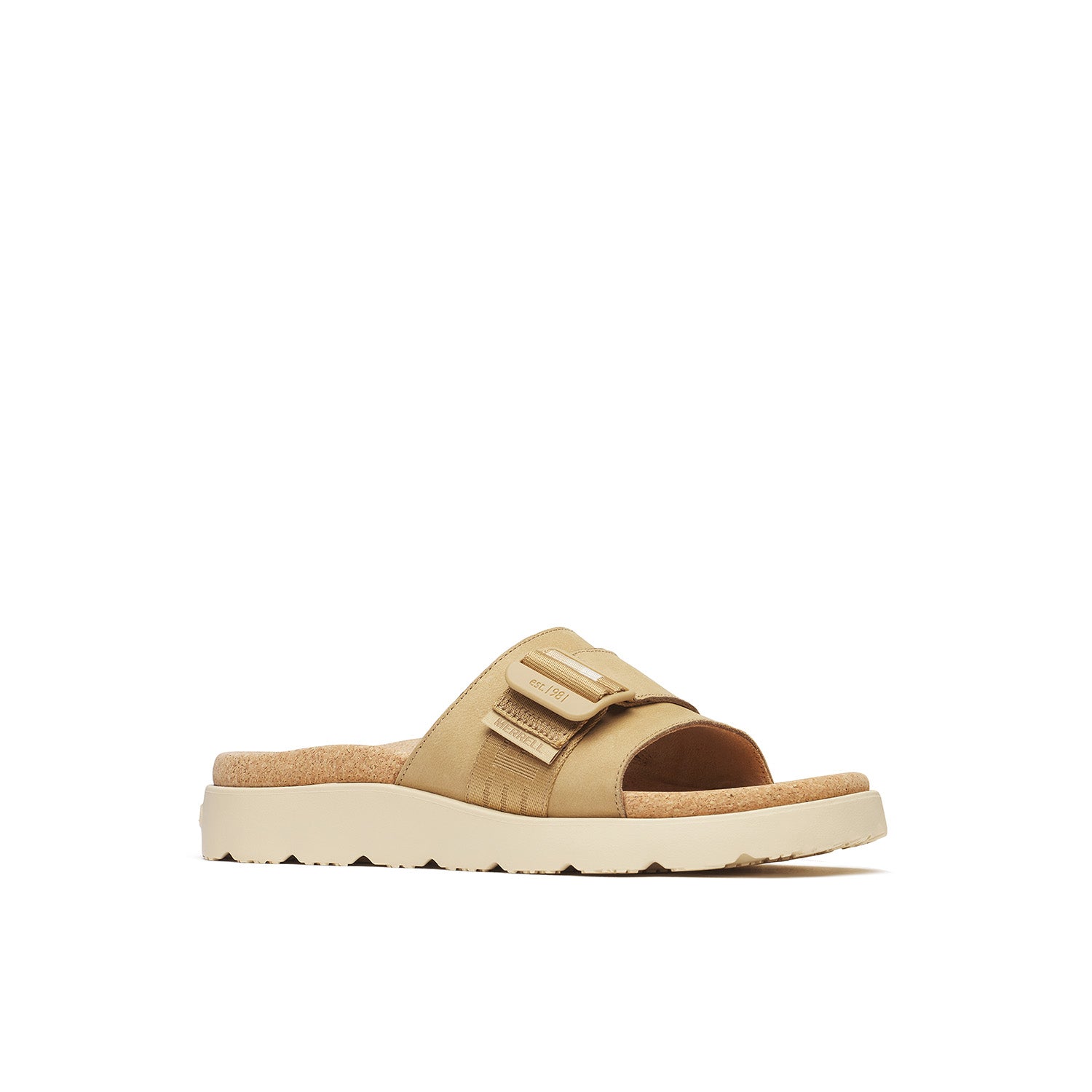 Sandalia Mujer Fleur Slide Beige Merrell