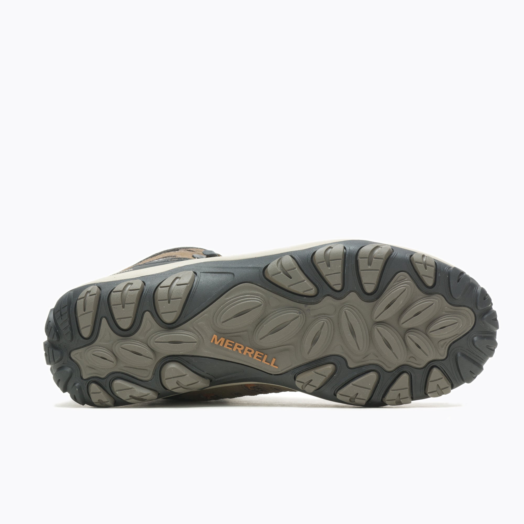 Botin Hombre Crosslander 3 Mid Waterproof Café Claro Merrell