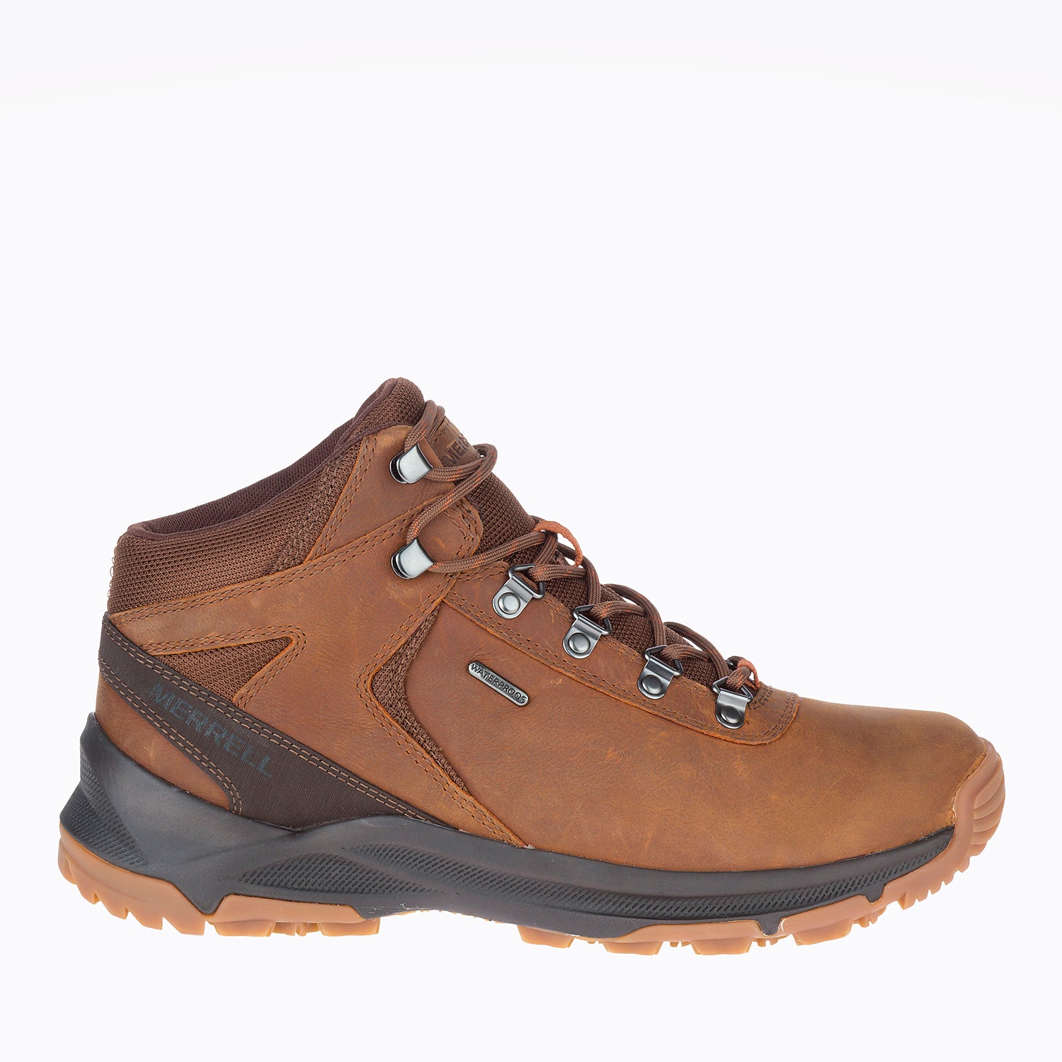 Botin Hombre Erie Mid Ltr Waterproof Café Merrell