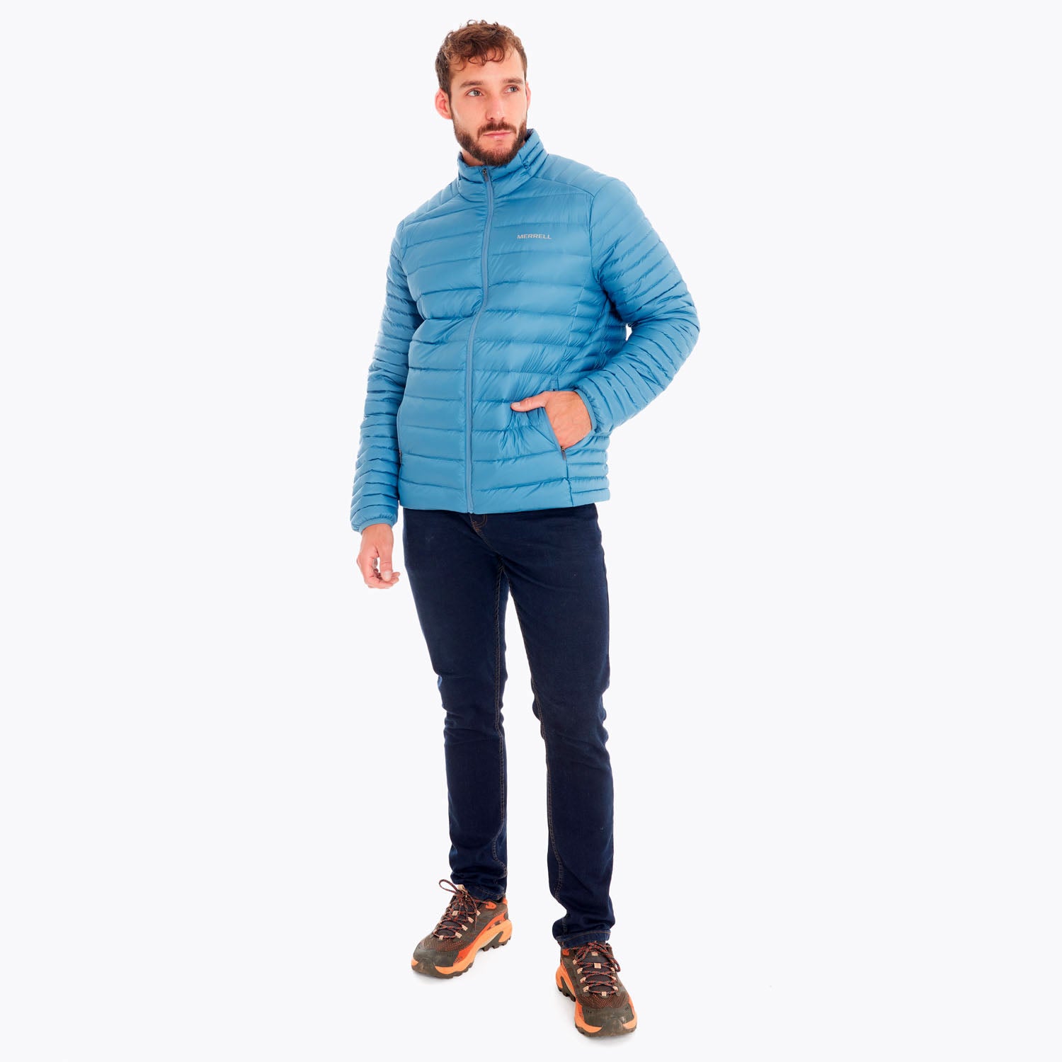Parka Hombre Ridgevent Thermo Jacket Azul Merrell
