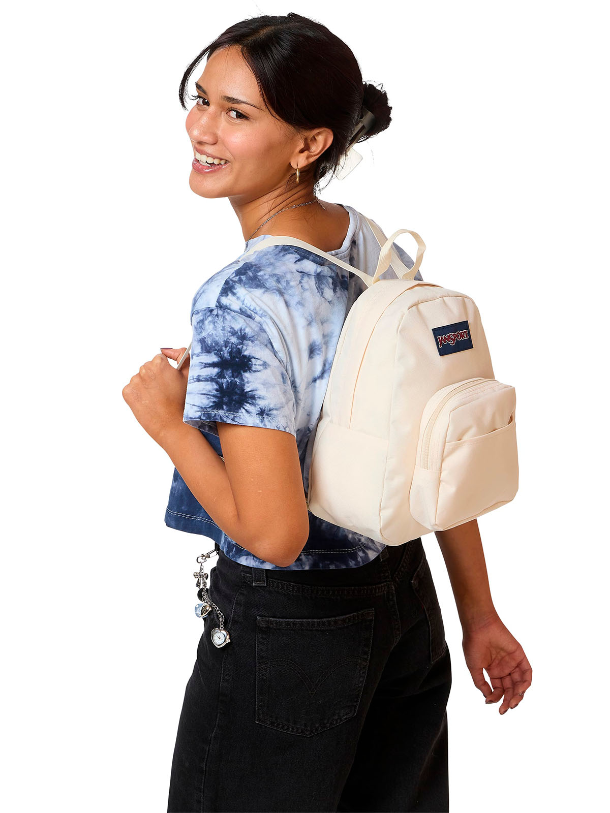 Mochila Half Pint Beige Jansport