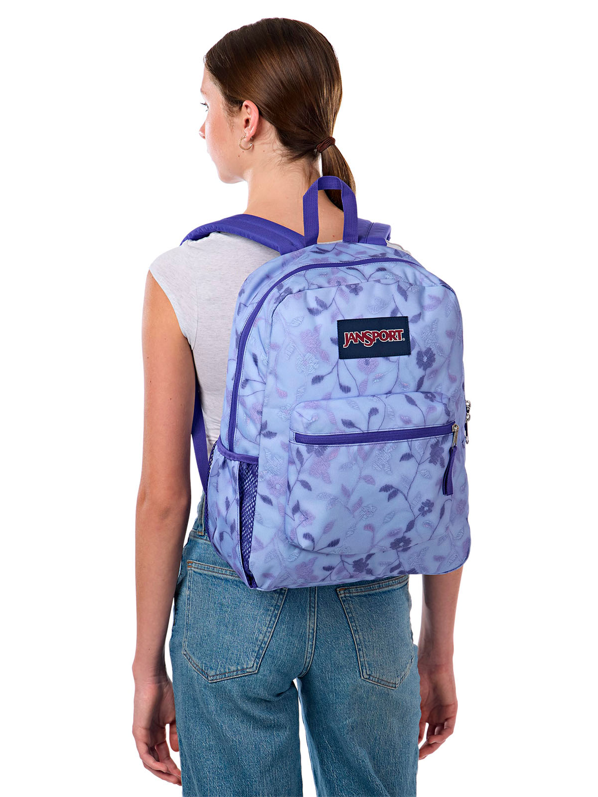 Mochila Cross Town Lila Jansport