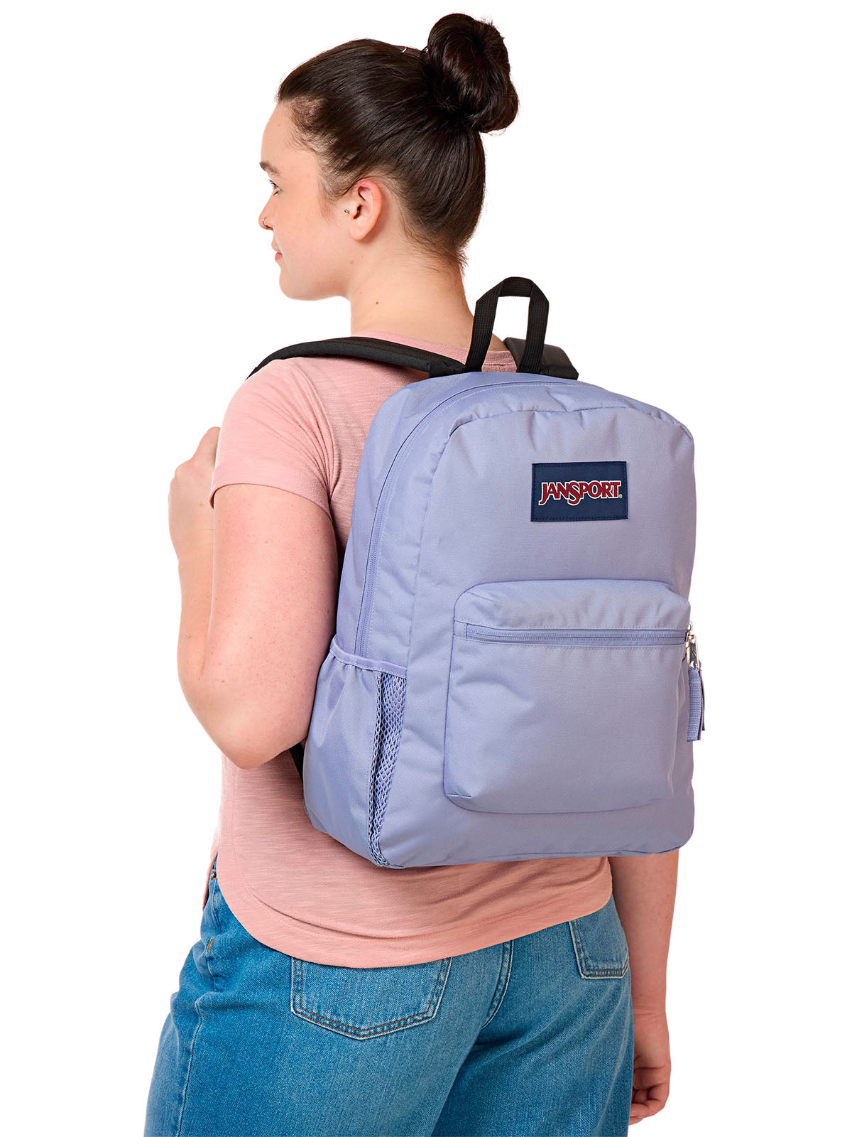 Mochila Cross Town Lila Jansport