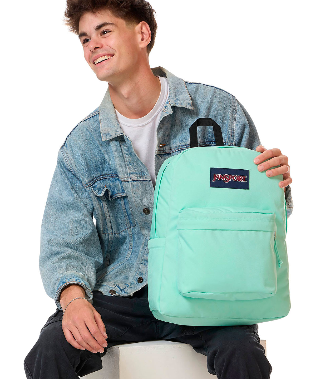 Mochila Superbreak Plus Menta Jansport