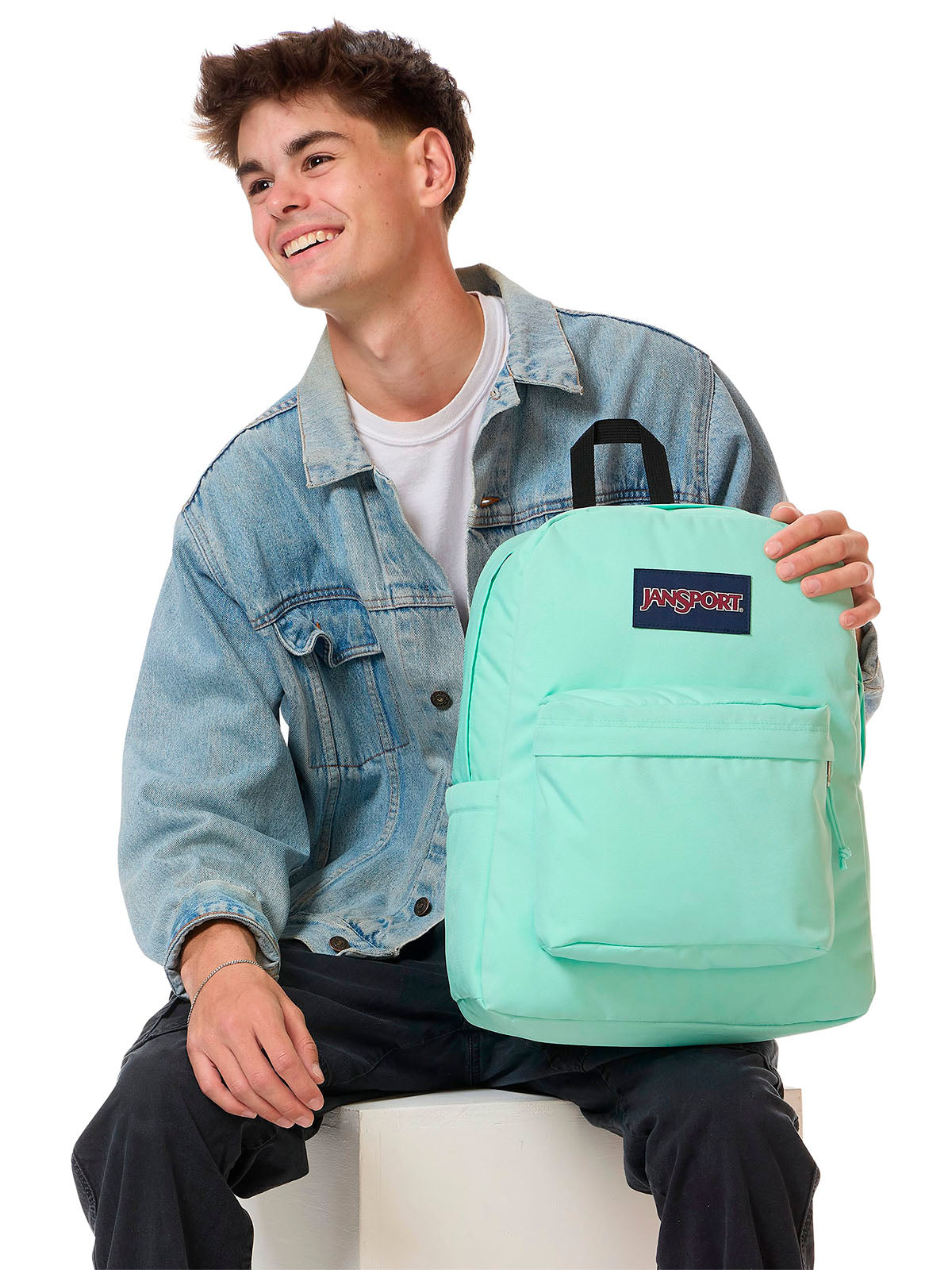 Mochila Superbreak Plus Menta Jansport