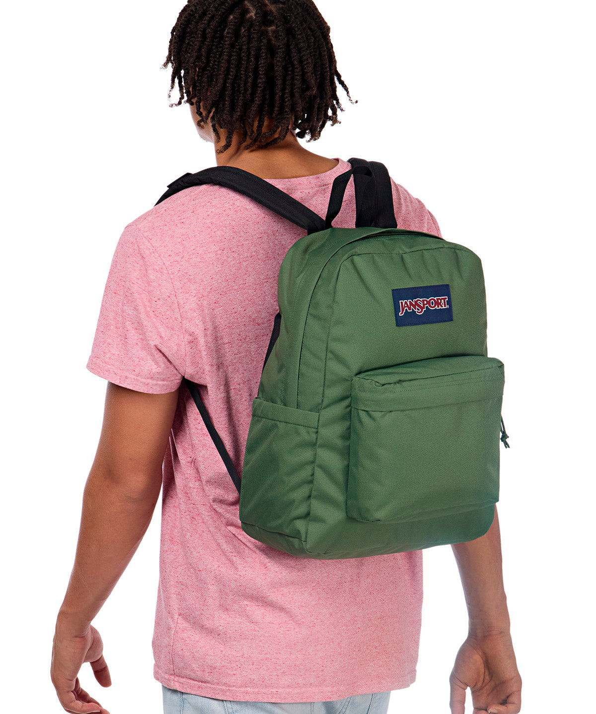 Mochila Superbreak Plus Verde Jansport