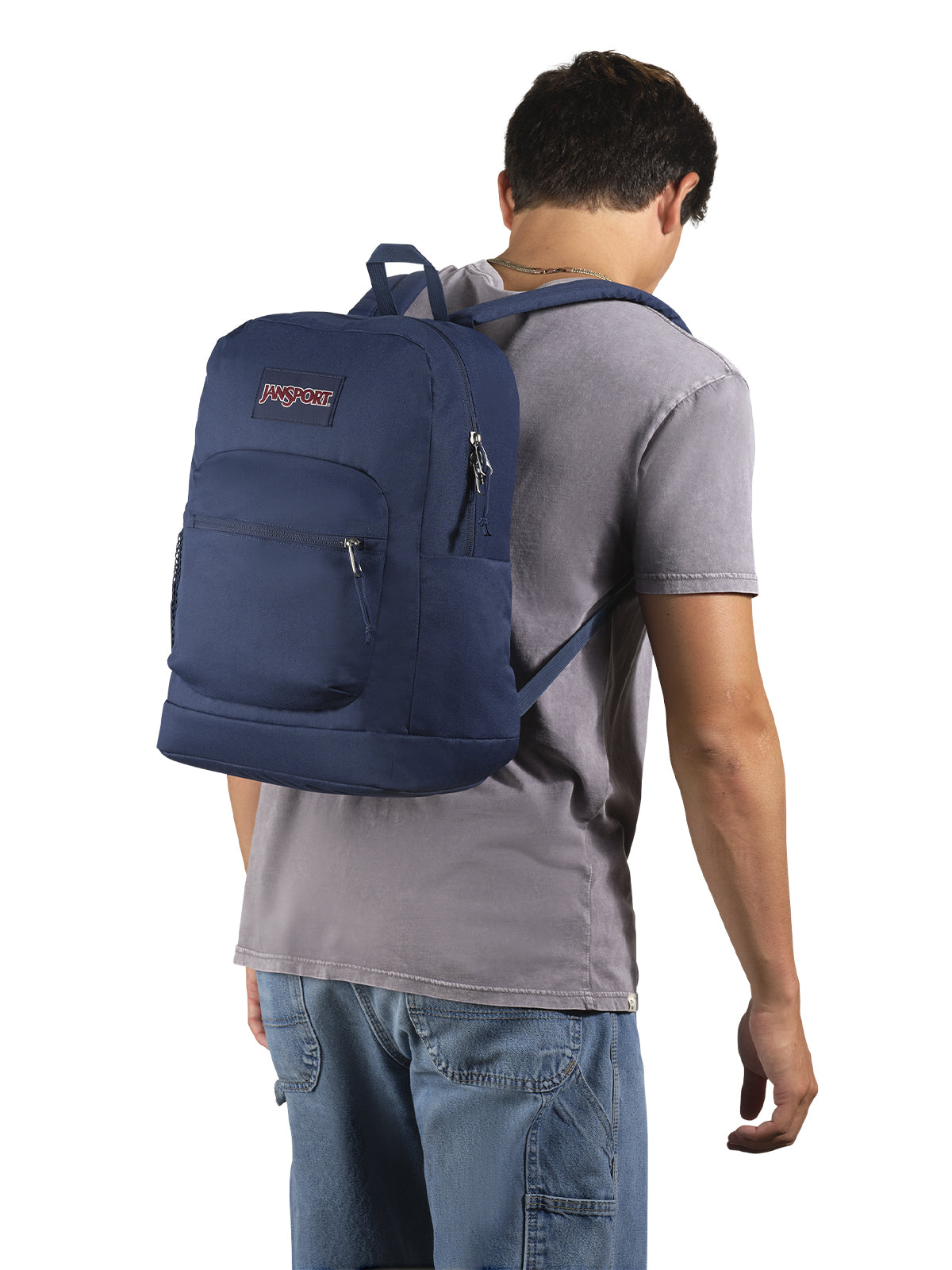 MOCHILA JANSPORT CROSS TOWN PLUS AZUL