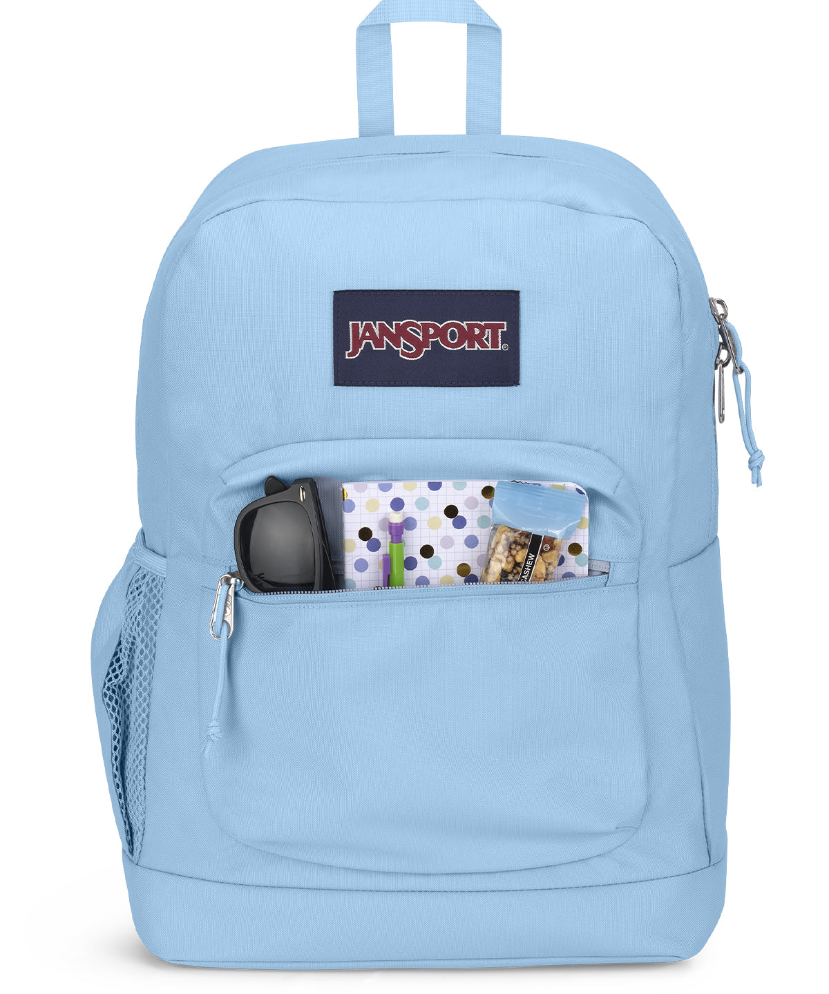 MOCHILA JANSPORT CROSS TOWN PLUS CELESTE