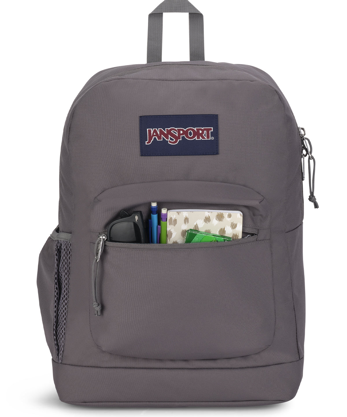 MOCHILA JANSPORT CROSS TOWN PLUS GRIS