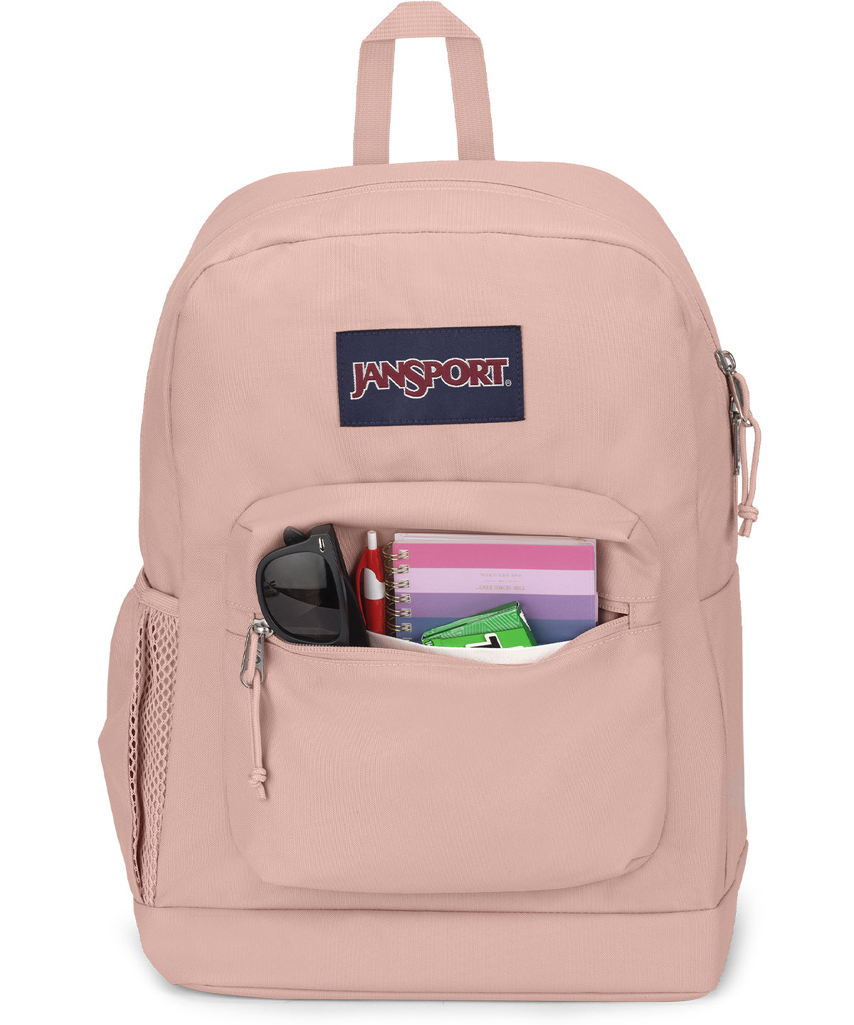 MOCHILA JANSPORT CROSS TOWN PLUS ROSADO