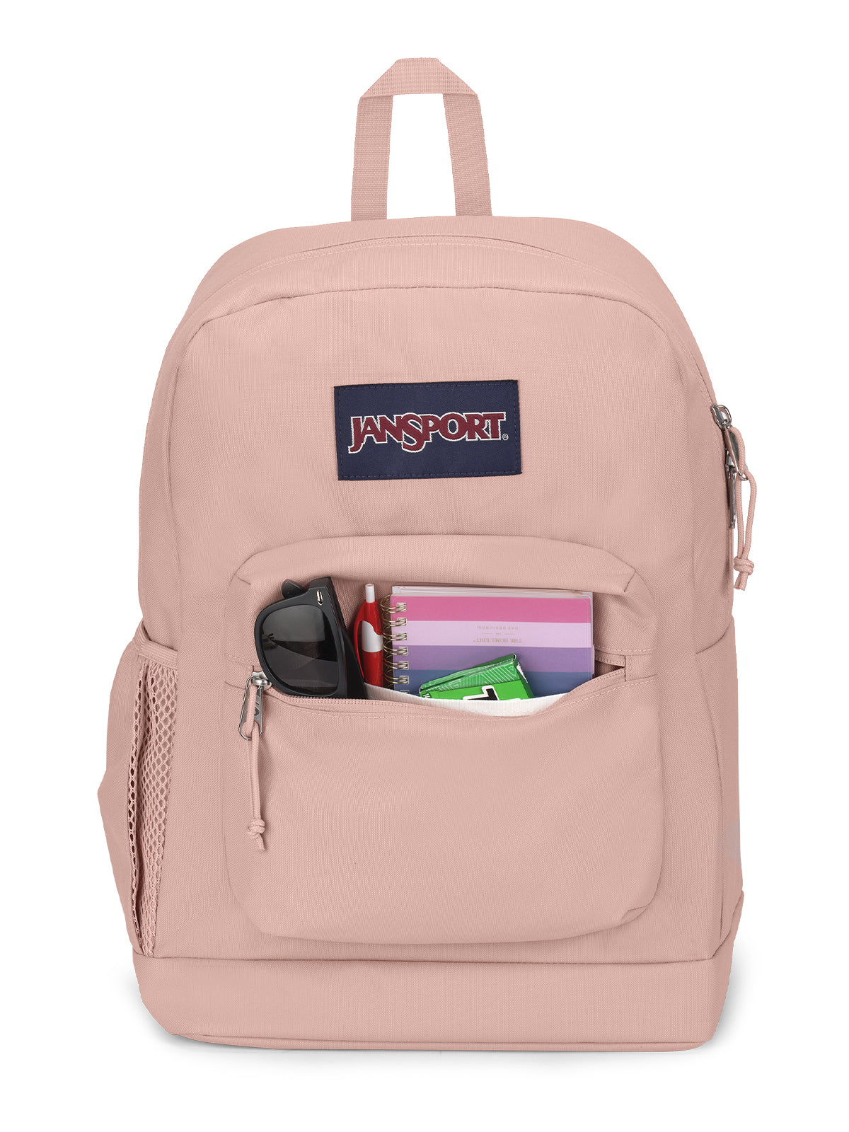 MOCHILA JANSPORT CROSS TOWN PLUS ROSADO