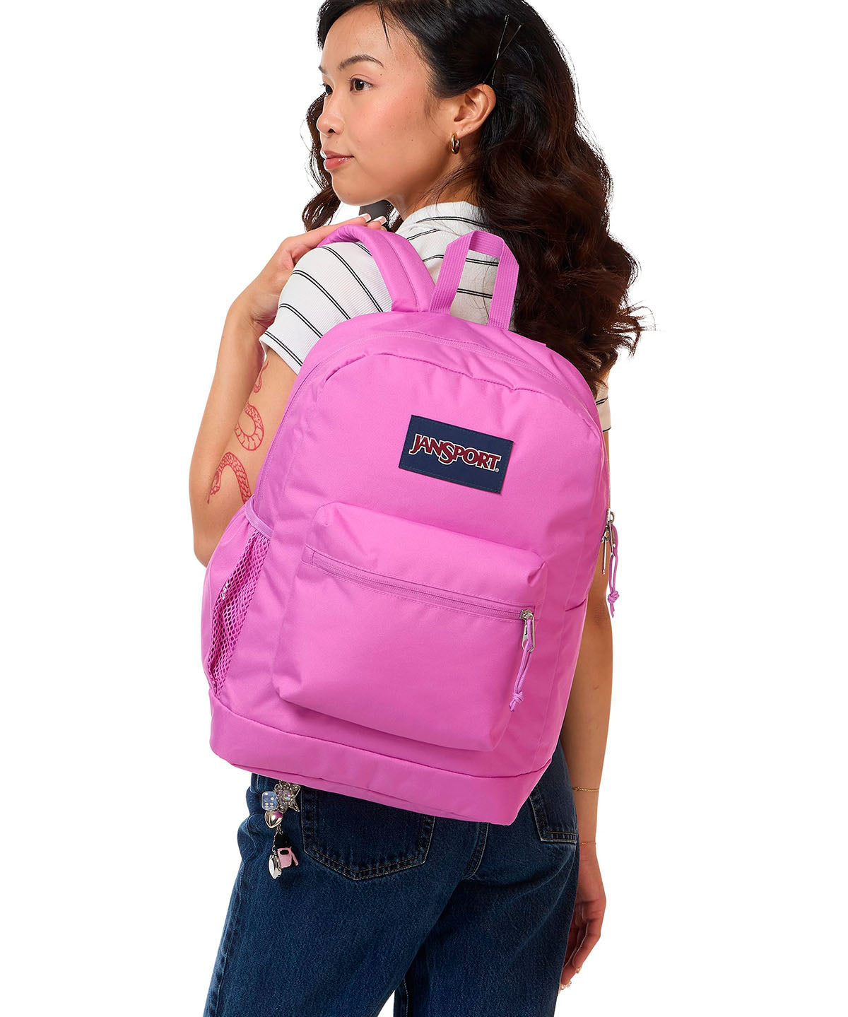 Mochila Cross Town Plus Fucsia Jansport