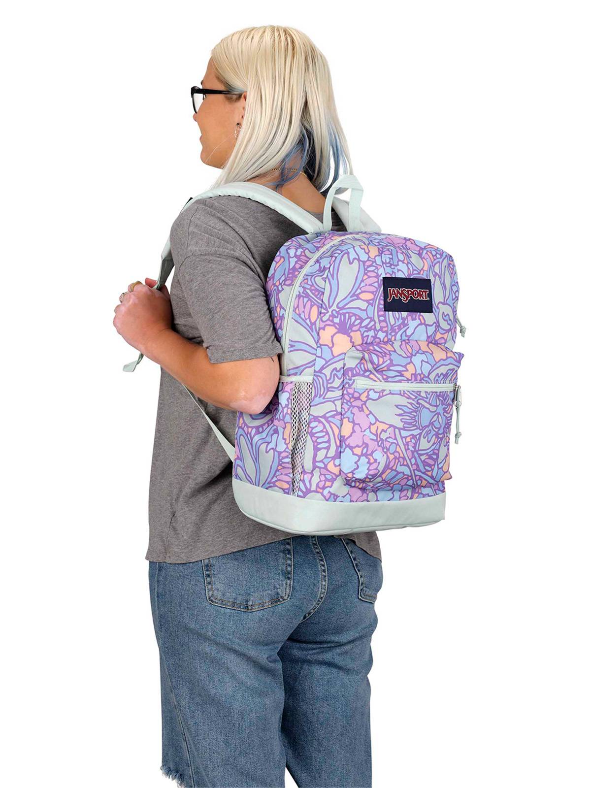 Mochila Cross Town Plus Morado Jansport