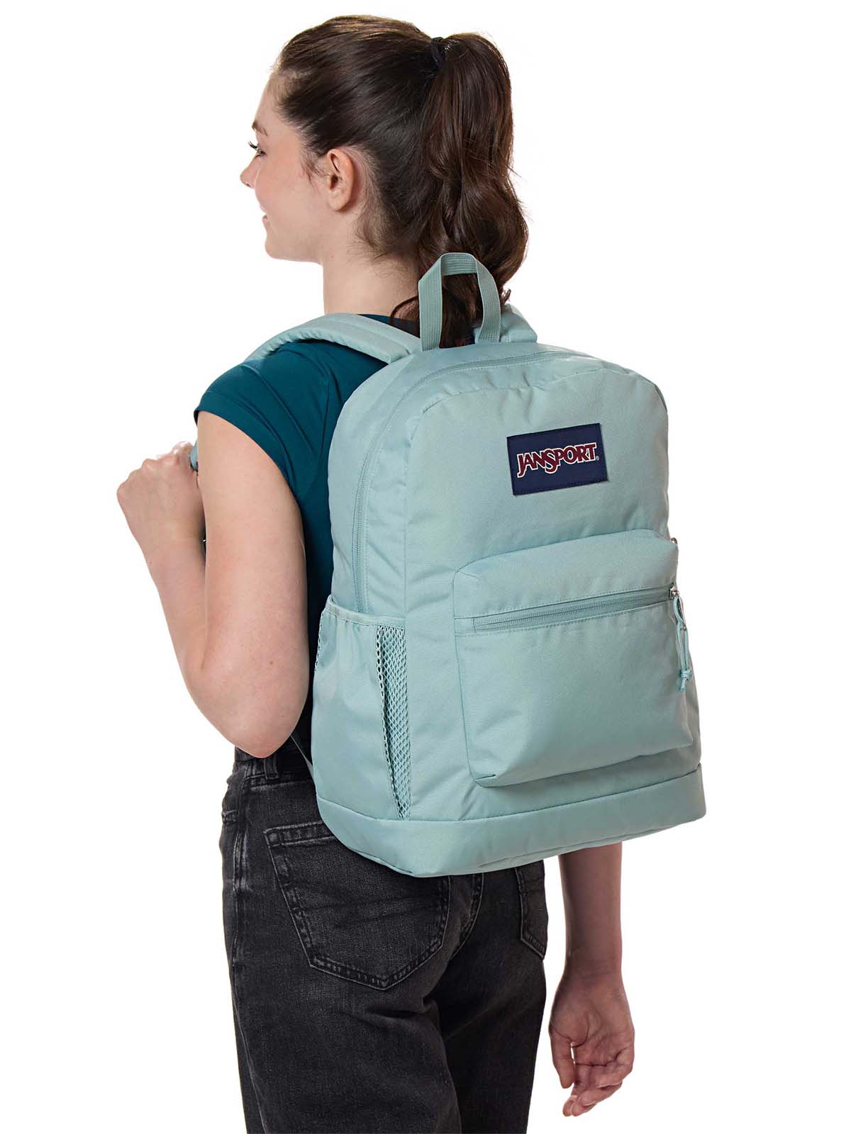 Mochila Cross Town Plus Verde Jansport