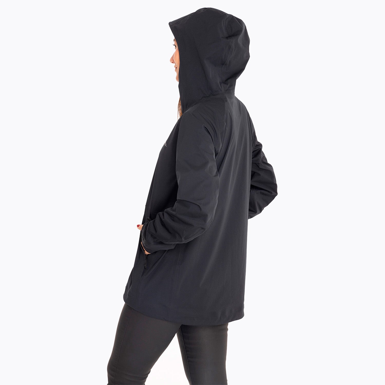 Impermeable Mujer Whisper Rain Shell Negro Merrell