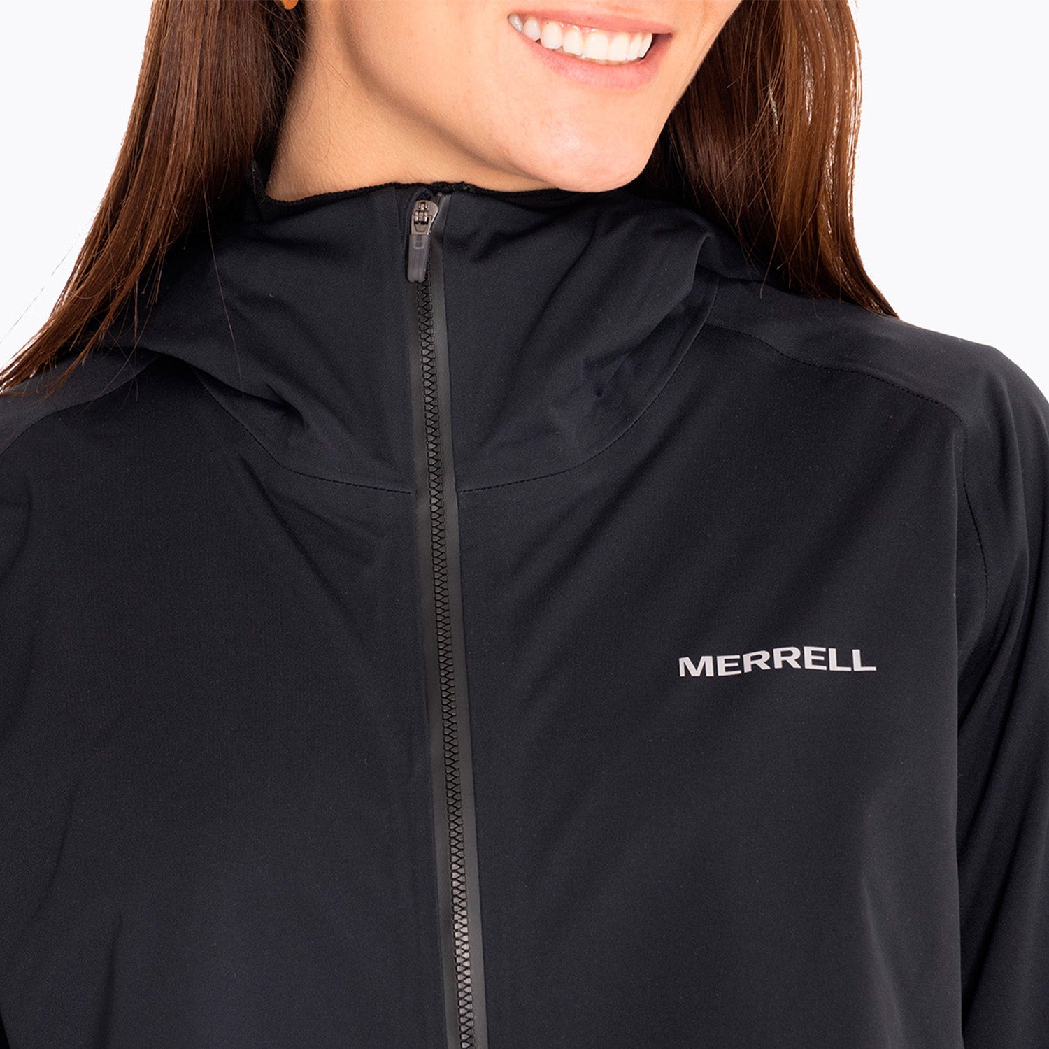 Impermeable Mujer Whisper Rain Shell Negro Merrell