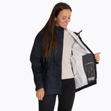 Impermeable Mujer Fallon Rain Shell Negro Merrell