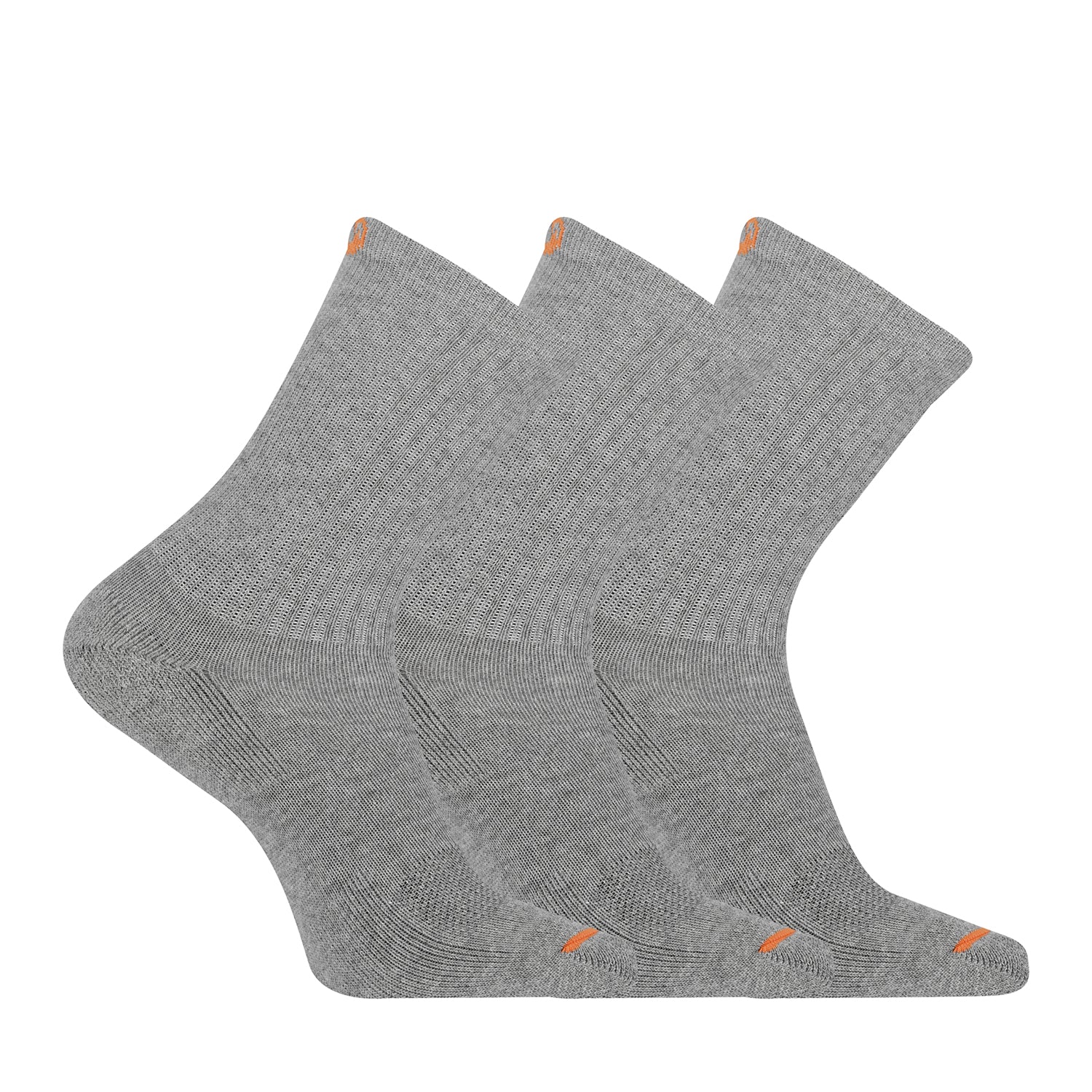 Calcetin Unisex Access Cotton Crew 3 Gris Claro Merrell
