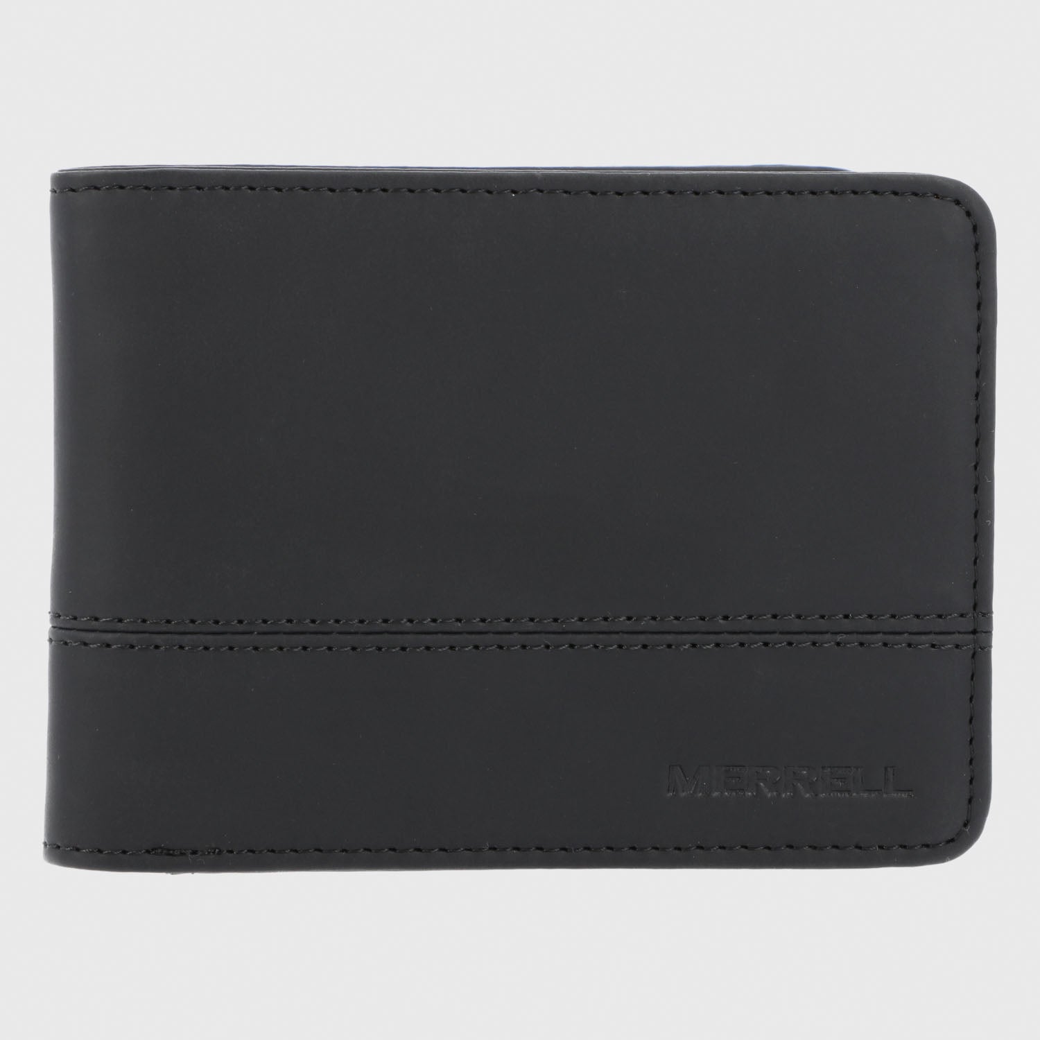 Billetera Unisex Boston Recycled Leather Negro Merrell