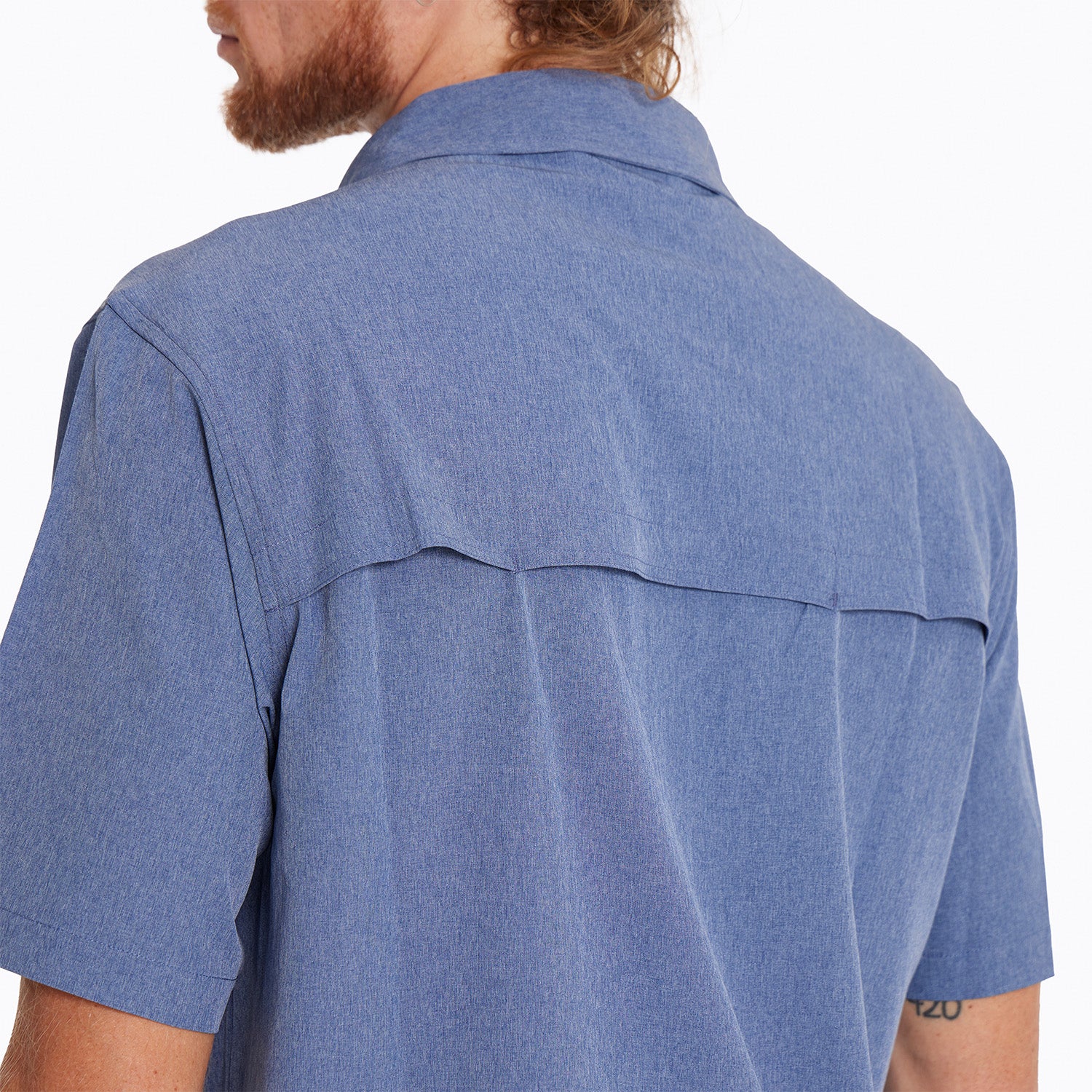 Camisa Hombre Pantano Azul Merrell