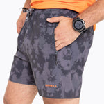 Short Hombre Trail Running Edición Skyfire Gris Merrell