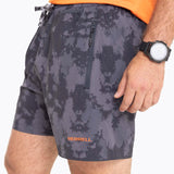 Short Hombre Trail Running Edición Skyfire Gris Merrell
