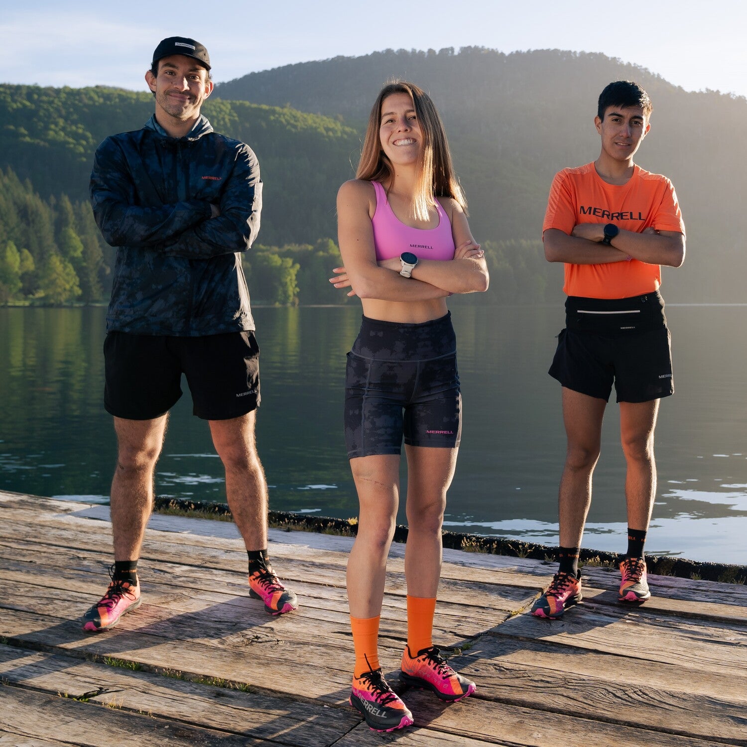 Short Mujer Trail Running Edición Skyfire Gris Merrell