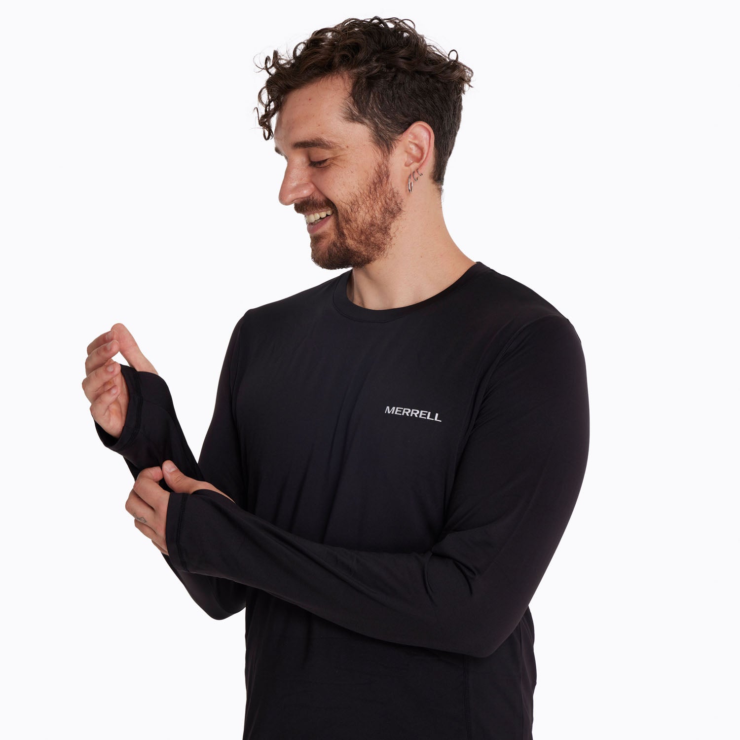 Primera Capa Hombre Térmica Fleece Negro Merrell